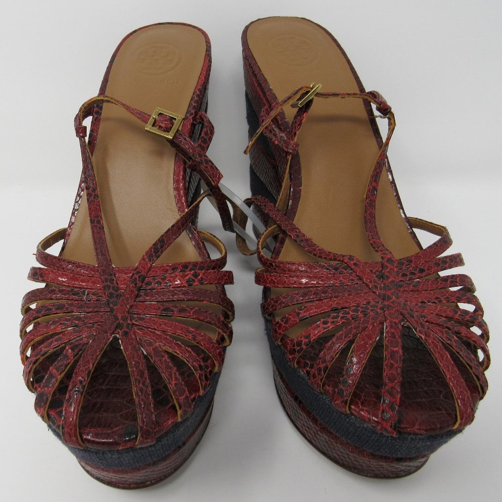 NWOT!!! TORY BURCH Platform Strappy Sandals/Wedges